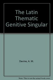 The Latin Thematic Genitive Singular