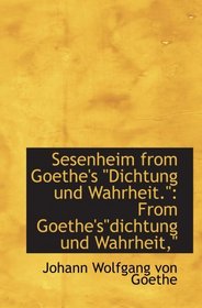 Sesenheim from Goethe's 