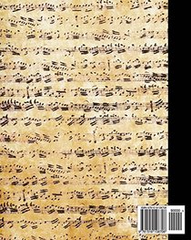 Blank Sheet Music: Music Manuscript Paper / Staff Paper / Musicians Notebook [ Book Bound (Perfect Binding) * 12 Stave * 100 pages * Large * Antique ] (Composition Books - Music Manuscript Paper)