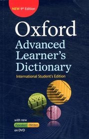 Oxford Advanced Learner's Dictionary: International Student's edition with DVD-ROM (only available in certain markets)