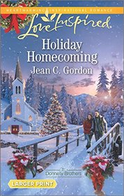 Holiday Homecoming (Donnelly Brothers, Bk 2) (Love Inspired, No 965) (Larger Print)