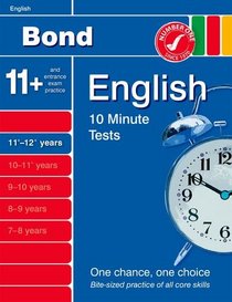 Bond 10 Minute Tests English 11-12+ years