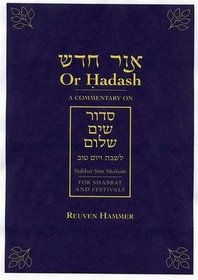 Or Hadash: A Commentary on Siddur Sim Shalom for Shabbat and Festivals