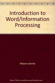 Introduction to word/information processing
