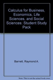 Calculus for Business, Economics, Life Sciences, and Social Sciences: Student Study Pack