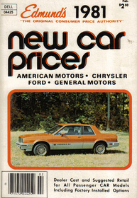 EDMUND's 1981 NEW CAR PRICES