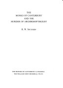 The Monks of Canterbury and the Murder of Archbishop Becket