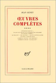 Oeuvres compltes, tome 4