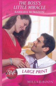 The Boss's Little Miracle (Large Print)