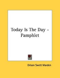 Today Is The Day - Pamphlet