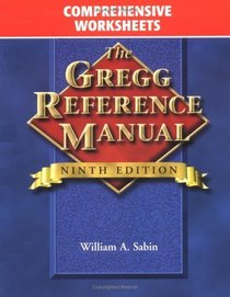 Gregg Reference Manual, Comprehensive Worksheets