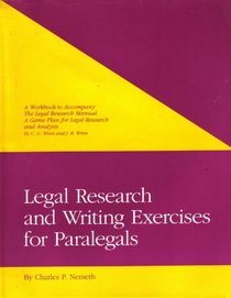 Legal Research and Writing Excercises for Paralegals