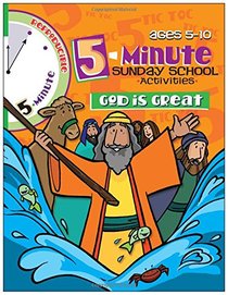 5 Minute Sunday School Activities: God Is Great