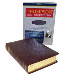 Thompson Chain Reference Bible (KJV, Handy Size, Burgundy Bonded Leather, Red Letter)