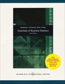 Essentials of Business Statistics