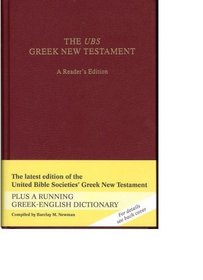The UBS Greek New Testament 4th Rev Ed: A Reader's Edition