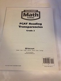 FCAT Reading Transparecies Grade 2 (HARCOURT MATH FLORIDA)