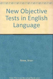New Objective Tests in English Language