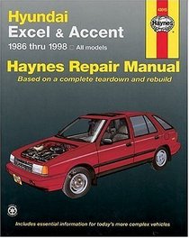 Haynes Repair Manual: Hyundai Excel & Accent: 1986-1998