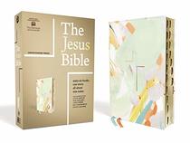 The Jesus Bible, ESV Edition, Leathersoft, Multi-color/Teal, Thumb Indexed