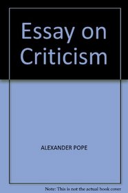 Essay on Criticism (Collins annotated student texts)