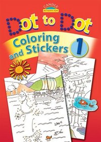 Dot to Dot Coloring and Stickers #1 (Candle Activity Fun)