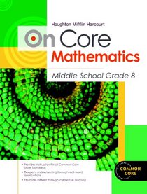 Houghton Mifflin Harcourt On Core Mathematics: Reseller Package Grade 8