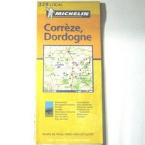 Michelin Correze, Dordogne (Michelin Local France Maps)