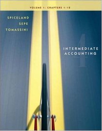 Intermediate Accounting, Volume I (ch 1-12)