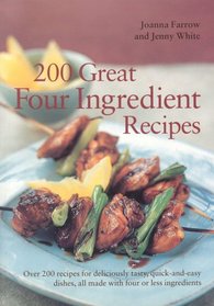 200 Great 4 Ingredient Recipes (Textcooks)