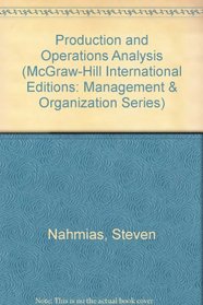 Production and Operations Analysis (McGraw-Hill International Editions: Management & Organization Series)