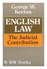 English Law: Judicial Contribution