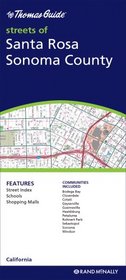 Rand Mcnally Santa Rosa Sonoma County, California: Local Street Finder (Rand McNally Folded Map: Cities)