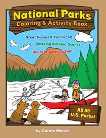 America's National Parks Coloring and Activity Book (Non-State)