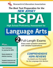 New Jersey High School Proficiency Assessment (HSPA): The Best Test Prep for Language Arts (Test Preps)