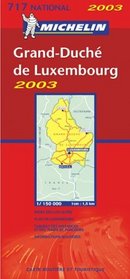 Michelin Luxembourg Map