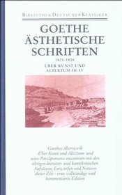 Smtliche Werke, Briefe, Tagebcher und Gesprche, (Ln) 40 Bde., Bd.21, sthetische Schriften 1821-1824