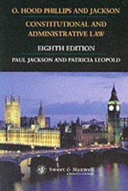 O. Hood Phillips  Jackson: Constitutional and administrative law