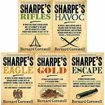 Bernard Cornwell The sharpe series 6 to 10 books collection set (rifles, havoc, eagle, gold, escape)