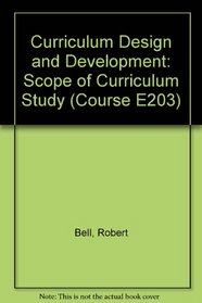 Curriculum Design and Development (Course E203)