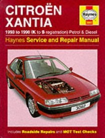 Citroen Xantia (1993-98)Service and Repair Manual (Haynes Service and Repair Manuals)