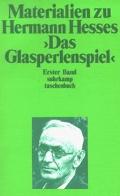 Suhrkamp Taschenbcher, Nr.80, Materialien zu Hermann Hesse 'Das Glasperlenspiel'