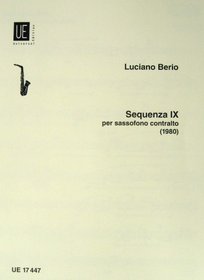 Sequenza IXb for Alto Saxophone