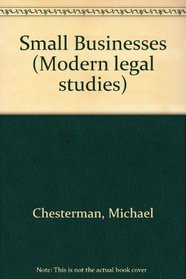 Small Businesses (Modern legal studies)