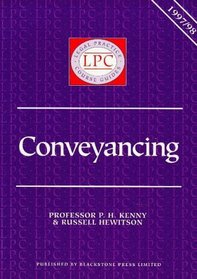 Conveyancing 1997-98 (Legal Practice Course Guides)