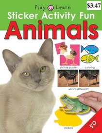 Sticker Activity Fun Animals (Play Learn Sticker Activity Fun)