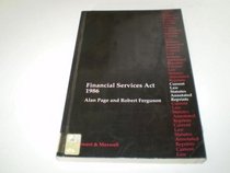 Financial Services Act, 1986 (Current law statutes annotated reprints)