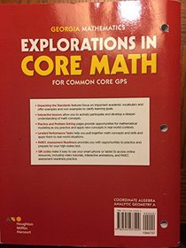 Holt McDougal Accelerated Coordinate Algebra/Analytic Geometry A Georgia: Student Workbook Coordinate Algebra/Analytic Geometry A