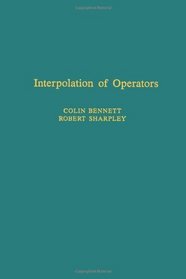 Interpolation of Operators (Pure and Applied Mathematics (Academic Pr))