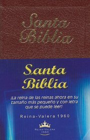 RVR 1960 Mini Pocket Bible - Imitation Leather Burg (Spanish Edition)